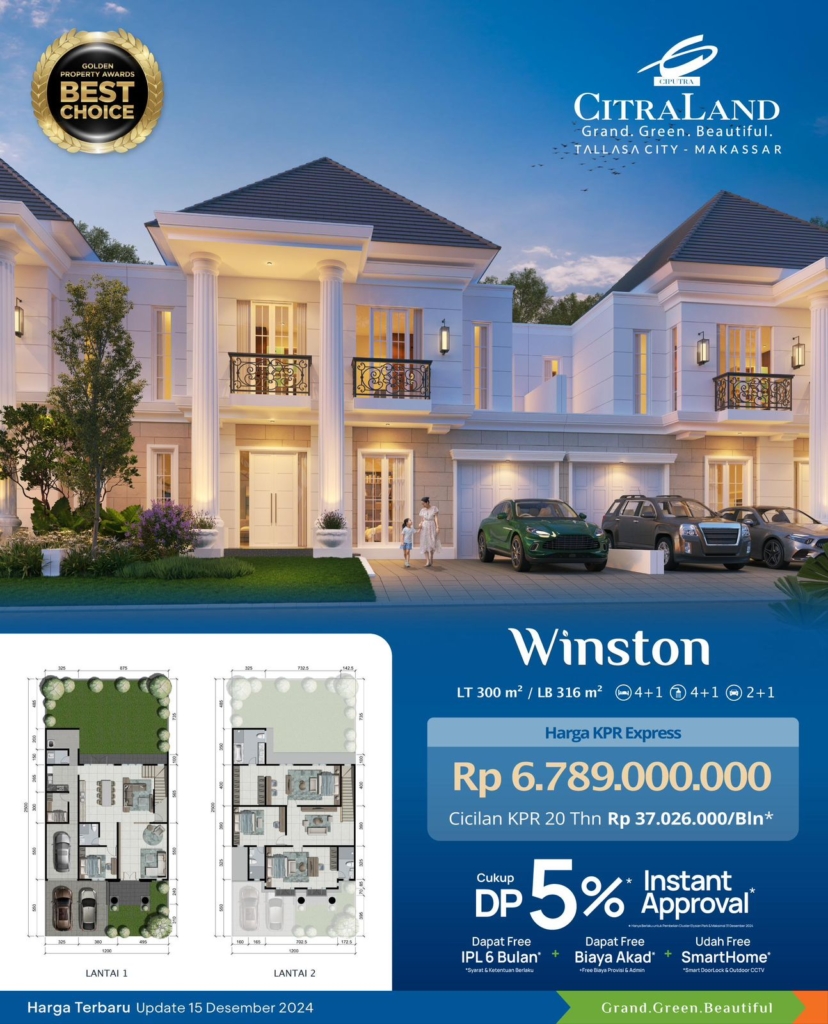 Winston Lux Citraland Tallsa City Makassar