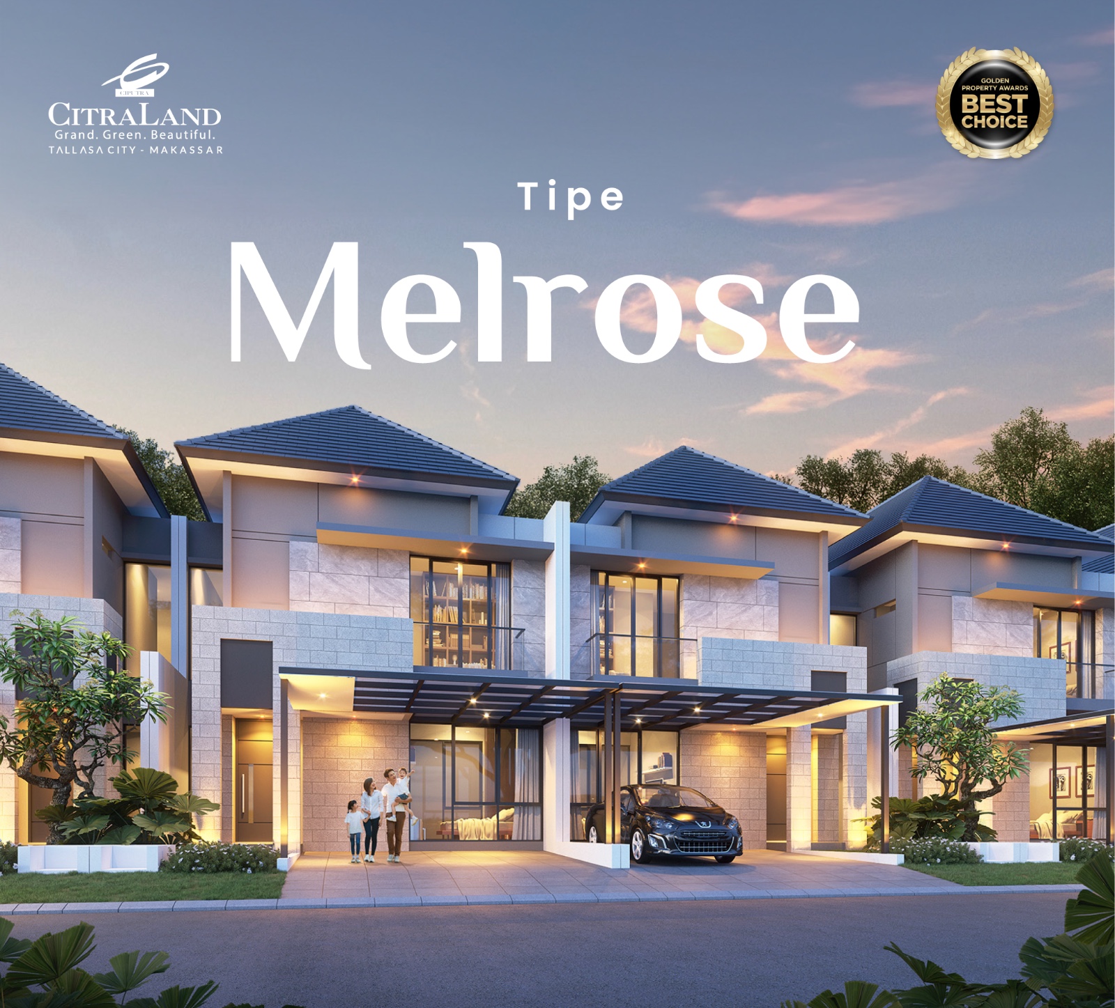 Rumah Citraland Tallasa City Makassar Tipe Melrose