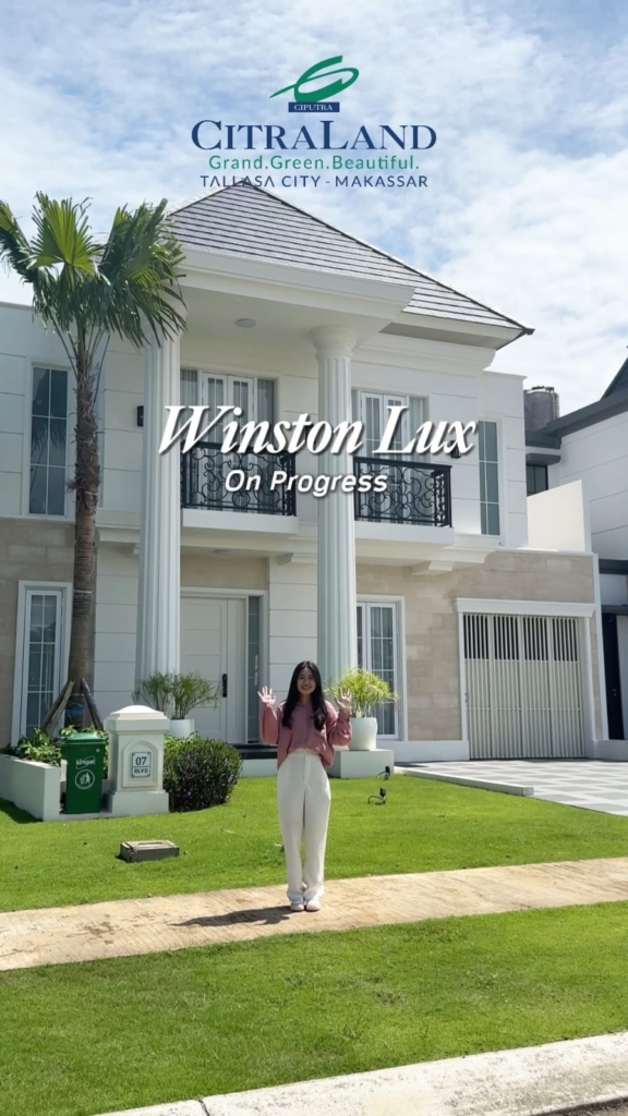 Rumah WINSTON LUX dengan Kolam Renang di Makassar