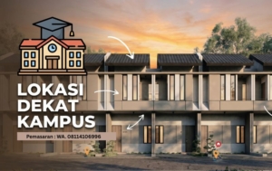 tampak depan rumah verbena makassar tipe dusk